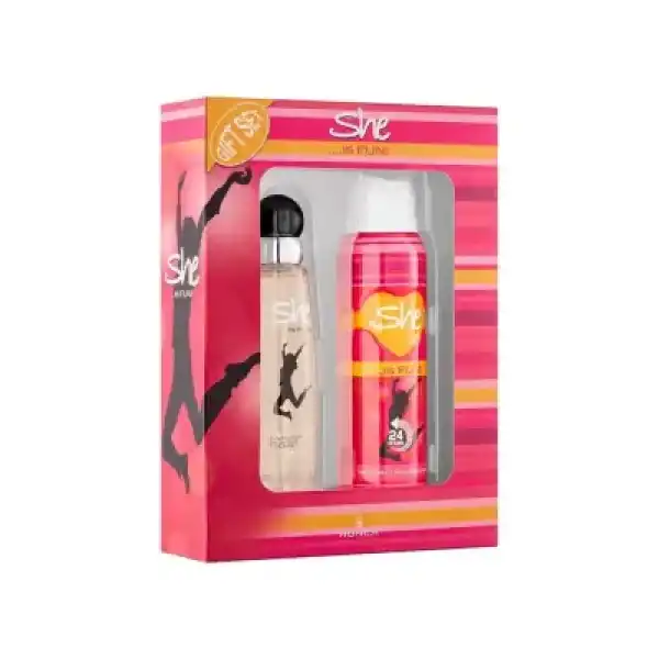 She is Fun Parfüm Seti 50 ml EDT + 150 ml Deodorant