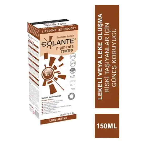 Solante Pigmenta Tinted Lotion Spf 50+ 150ml