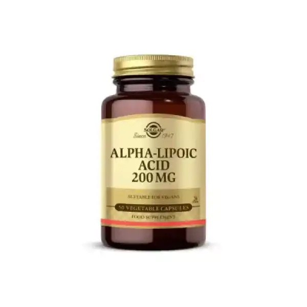 Solgar Alpha Lipoic Acid 200 mg 50 Kapsül