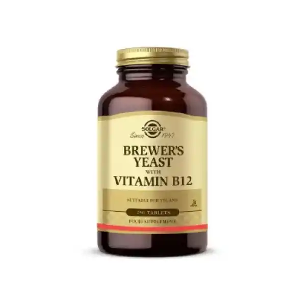 Solgar Brewers Yeast with Vitamin B 12 250 Tablet