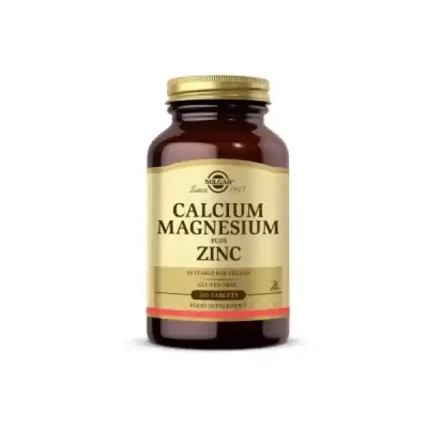 Solgar Calcium Magnesium Plus Zinc 100 Tablet