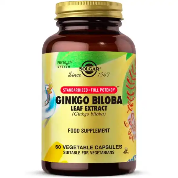 Solgar Ginkgo Biloba Leaf Extract 60 Kapsül