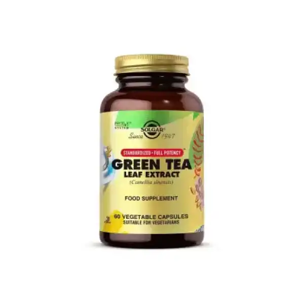 Solgar Green Tea Leaf Extract 60 Kapsül