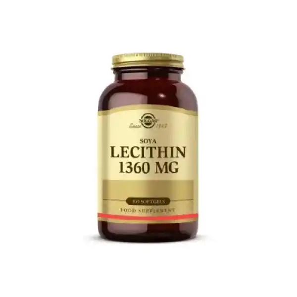 Solgar Lecithin 1360 mg 100 Yumuşak Jelatin Kapsül