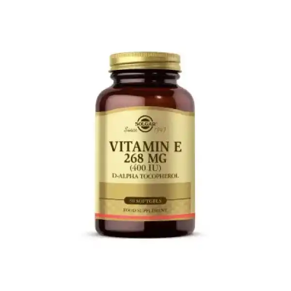 Solgar Vitamin E 400 IU 50 Yumuşak Jelatin Kapsül