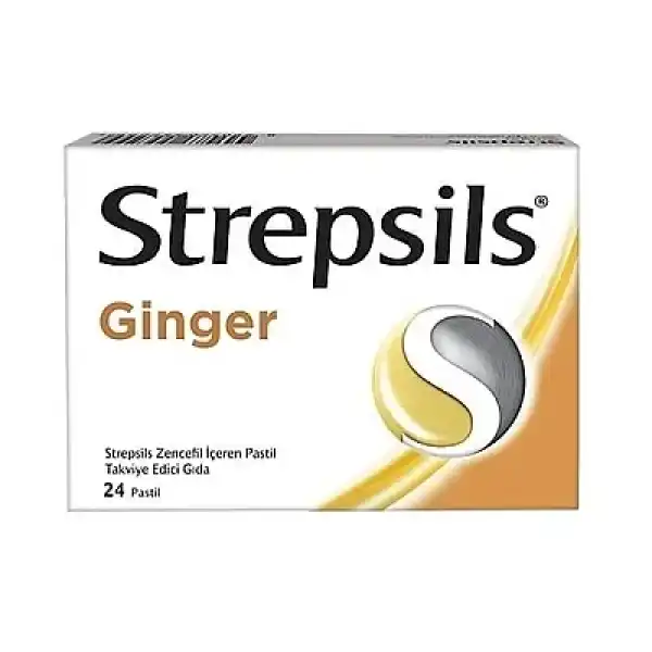 Strepsils Ginger Zencefil 24 Pastil