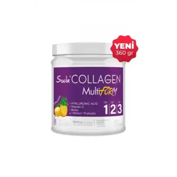 Suda Collagen Multiform Toz Kutu Ananas Aromalı 360 gr