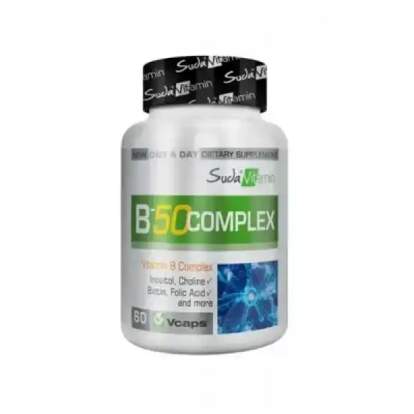 Suda Vitamin Vitamins B-50 Complex 60 Vegi Kapsül