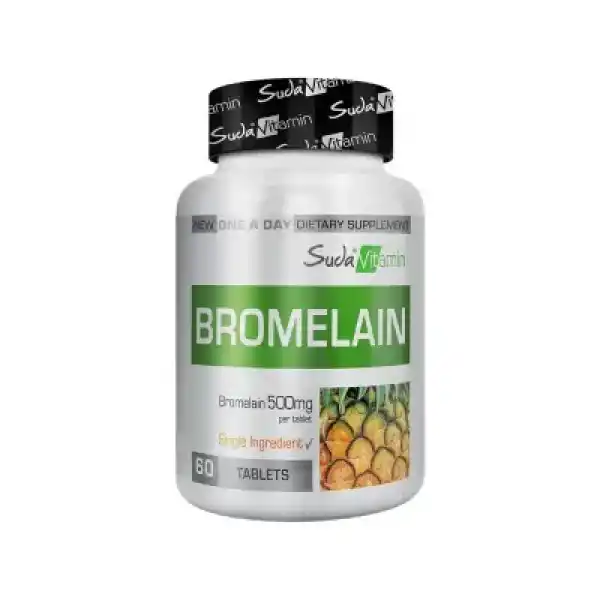 Suda Vitamin Vitamins Bromelain 500mg 60 Tablet