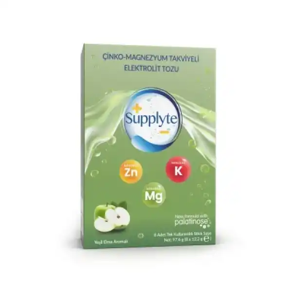 Supplyte Elektrolikit Yeşil Elma Toz 8 Saşe x 12,2gr