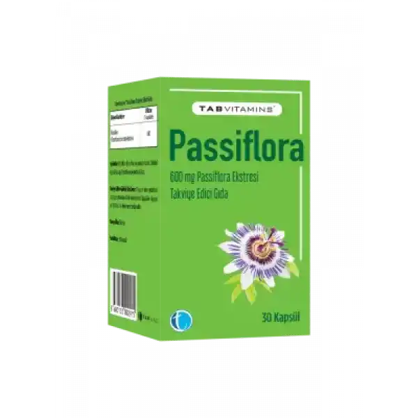 Tab İlaç Vitamins Passiflora 30 Kapsül