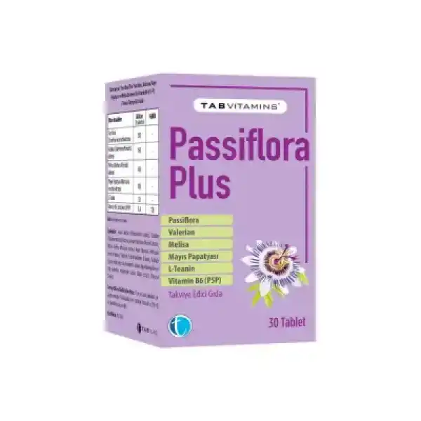 TabVitamins Passiflora Plus 30 Tablet