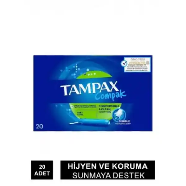 Tampax Compak Süper Tampon 20 Adet