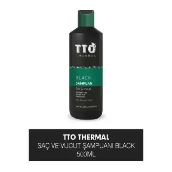 TTO Black Saç Ve Vücut Şampuanı 500ml