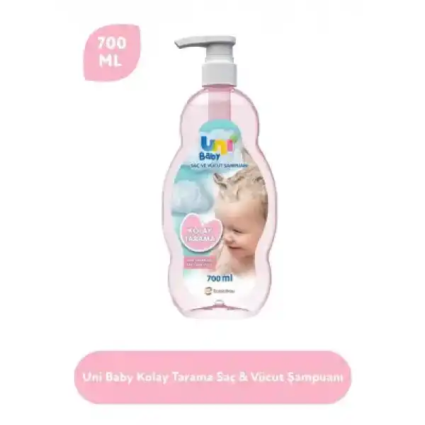 Uni Baby Kolay Tarama Saç ve Vücut Şampuanı 700 ml
