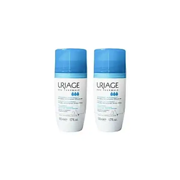 Uriage Puissance Roll On Deodorant 50mlx2