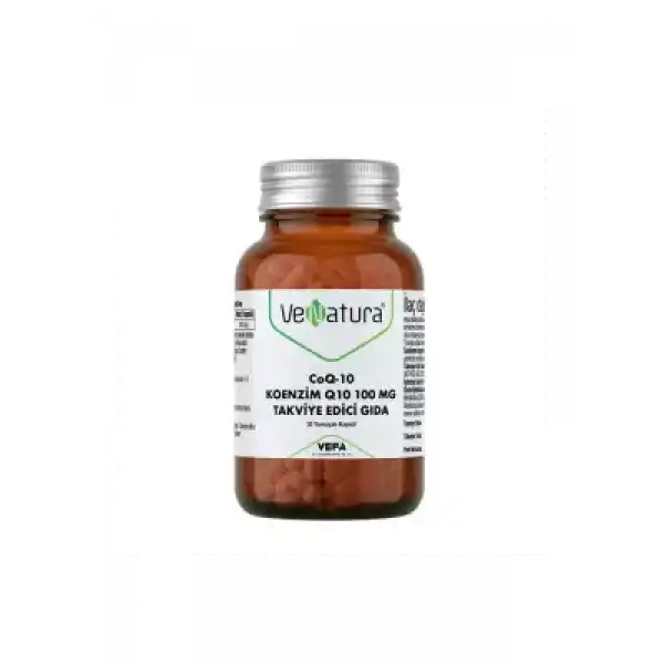 Venatura CoQ-10 Koenzim Q10 100 mg Takviye Edici Gıda 30 Kapsül