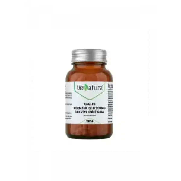 Venatura CoQ-10 Koenzim Q10 200 mg Takviye Edici Gıda 30 Kapsül