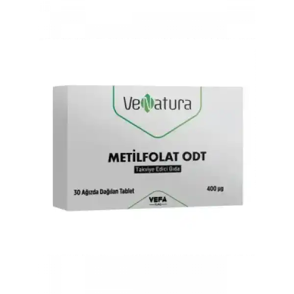 VeNatura Metilfolat Odt Takviye Edici Gıda 30 Tablet