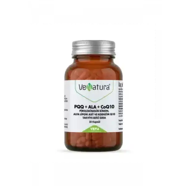 VeNatura PQQ+ALA+CoQ10 Takviye Edici Gıda 30 Kapsül