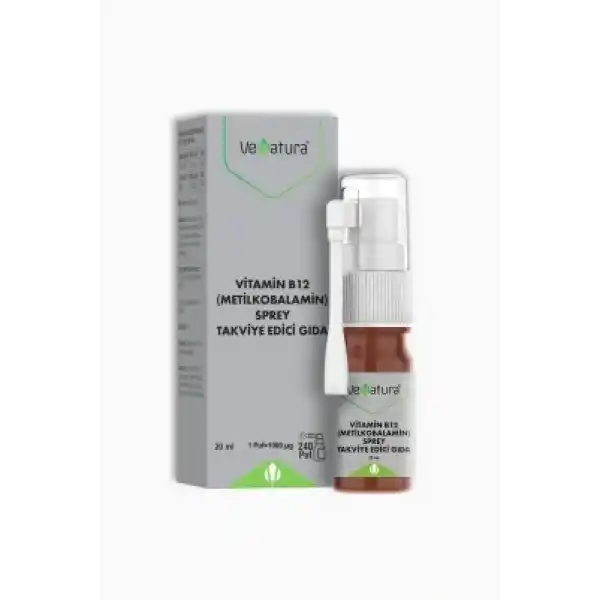 Venatura Vitamin B12 Metilkobalamin Sprey 20 ml