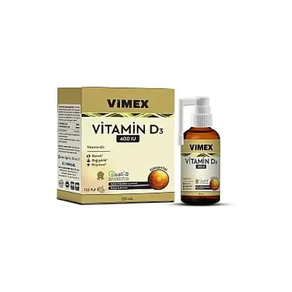 Vimex Vitamin D3 400 Iu 20 Ml Sprey - 132 Puf
