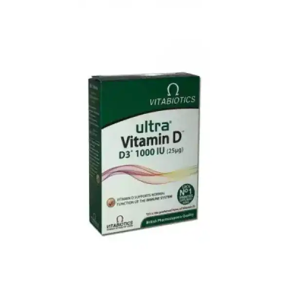 Vitabiotics Ultra Vitamin D3 1000 IU 96 Tablet