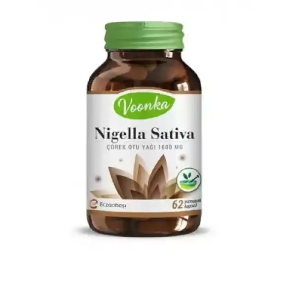 Voonka Nigella Sativa Çörekotu Yağı 60 Kapsül