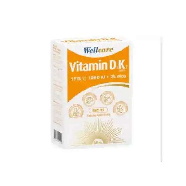 Wellcare D3K2 Sprey 30 ml