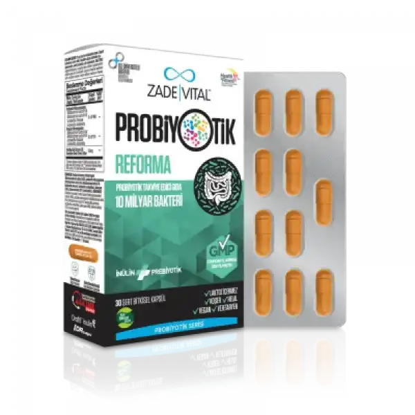 Zade Vital Probiotics Reforma 30 Kapsül