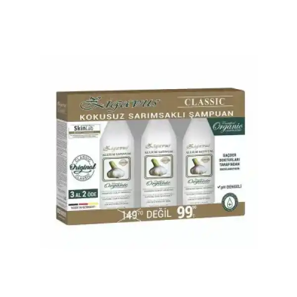 Zigavus Kokusuz Sarımsaklı Şampuan 3 Al 2 Öde