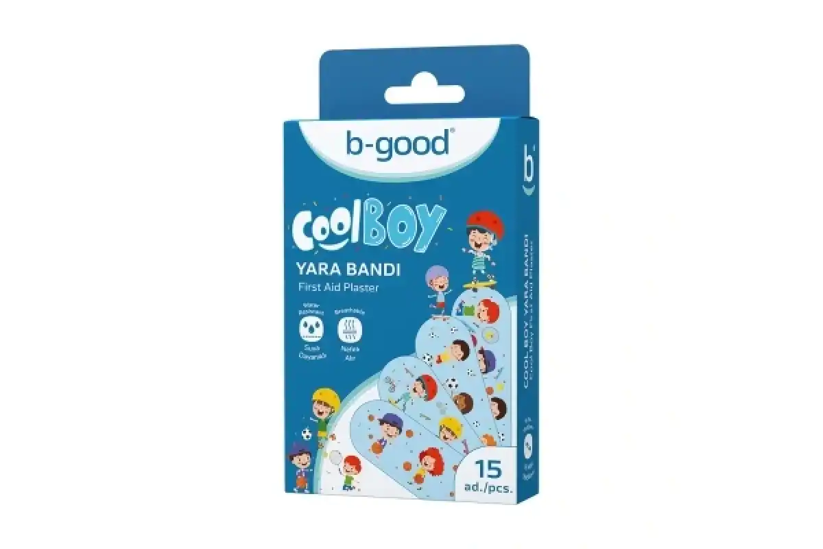 B-Good Cool Boy Çocuk Yara Bandı 15li