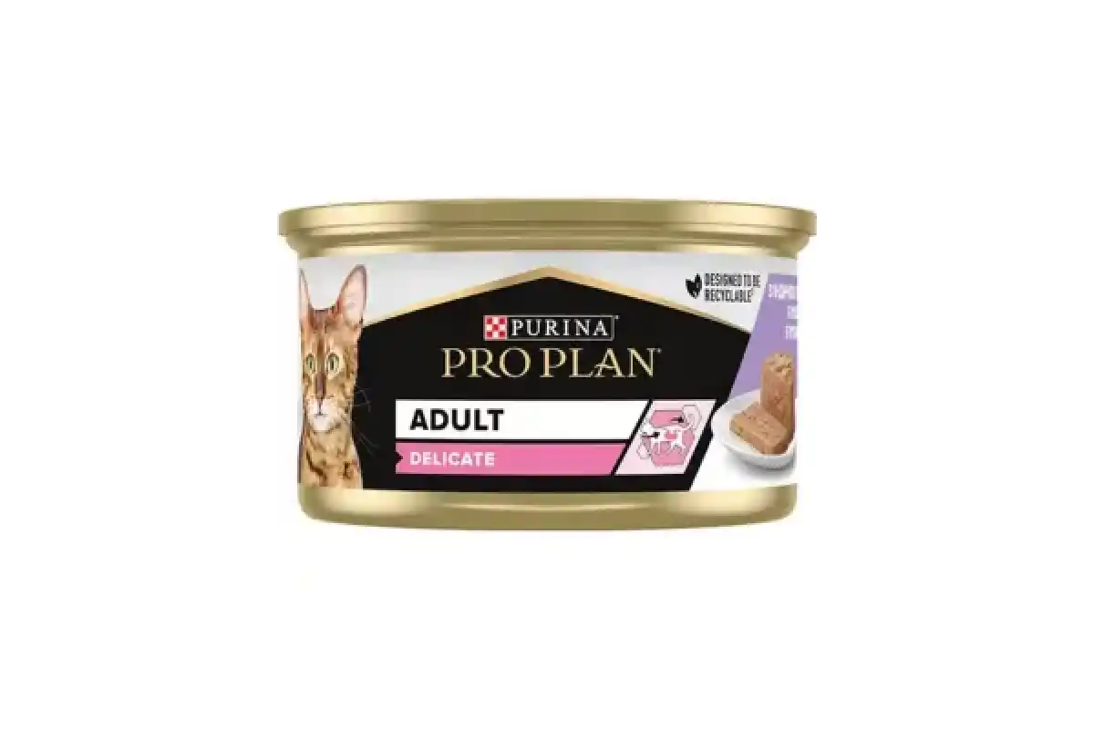 Pro Plan Yetişkin Kedi Delicate Hindili Konserve 85 Gr