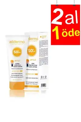 Alldermo Çocuk Güneş Losyonu SPF50 200 ml - 2AL1ÖDE