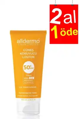 Alldermo Güneş Koruyucu Losyon SPF50 200 ml - 2AL1ÖDE