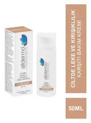 Alldermo Leke Karşıtı Bakım Kremi SPF15 50 ml