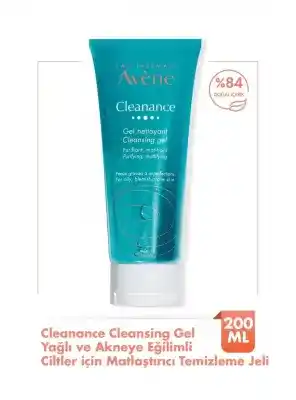 Avene Cleanance Yağlı ve Akneye Eğilimli Ciltler için Matlaştırıcı Temizleme Jeli