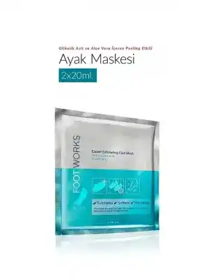 Avon Footworks Peeling Etkili Ayak Maskesi 2x20ml