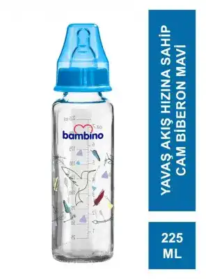 Bambino Klasik Cam Biberon 0-6 Ay 225 ml - B014 -