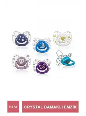 Bebedor Crystal  Damaklı Emzik No:1 0-6 Ay -171-