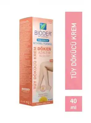 Bioder Hassas Ciltlere Özel Tüy Dökücü Krem 40 ml