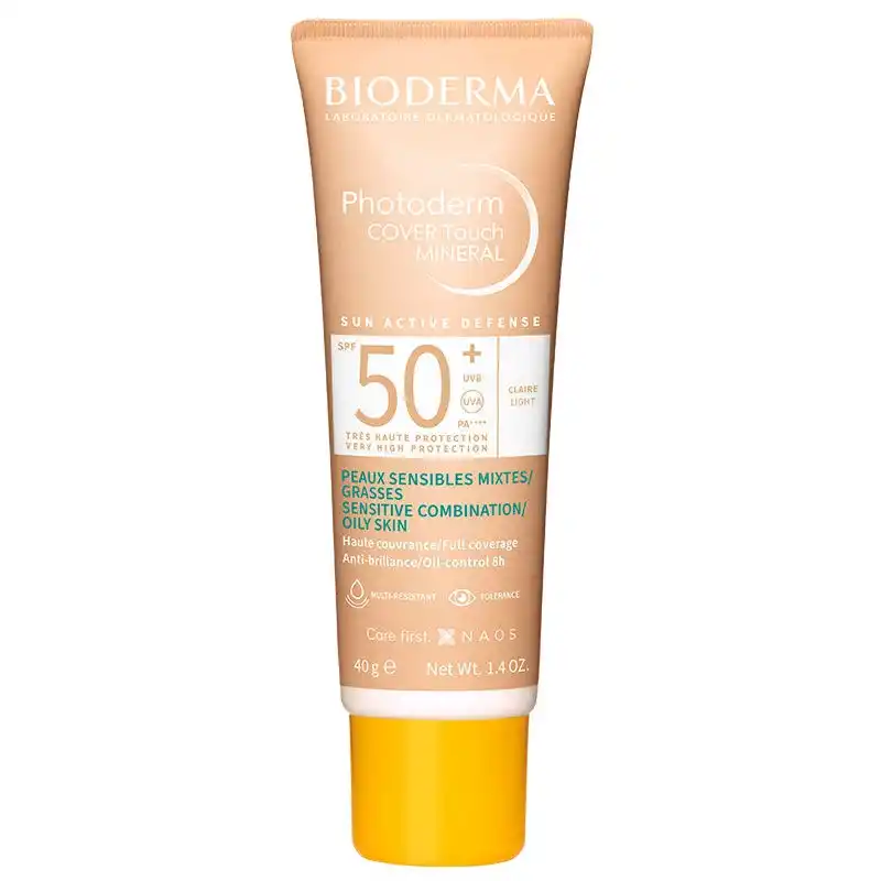 Bioderma Photoderm Cover Touch Mineral SPF50+ Light 40 ml