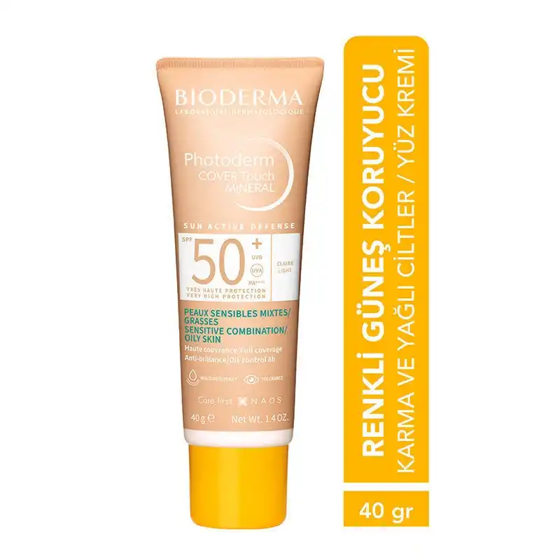 Bioderma Photoderm Cover Touch Mineral SPF50+ Light 40 ml