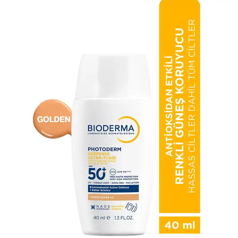 Bioderma Photoderm XDefense Ultra-Fluid SPF50+ 40 ml - Golden