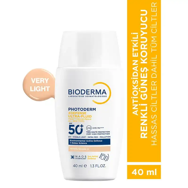 Bioderma Photoderm XDefense Ultra-Fluid SPF50+ 40 ml - Very Light