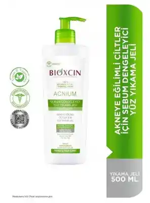 Bioxcin Acnium Sebum Dengeleyici Yüz Yıkama Jeli 500 ml