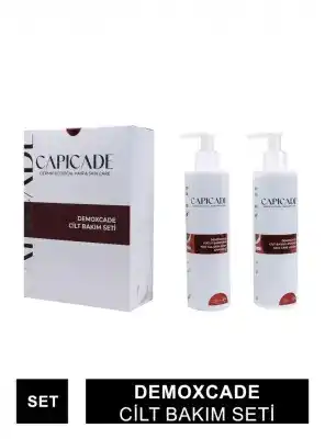 Capicade Demoxcade Cilt Bakım Seti - Şampuan + Losyon - 220+220 ml