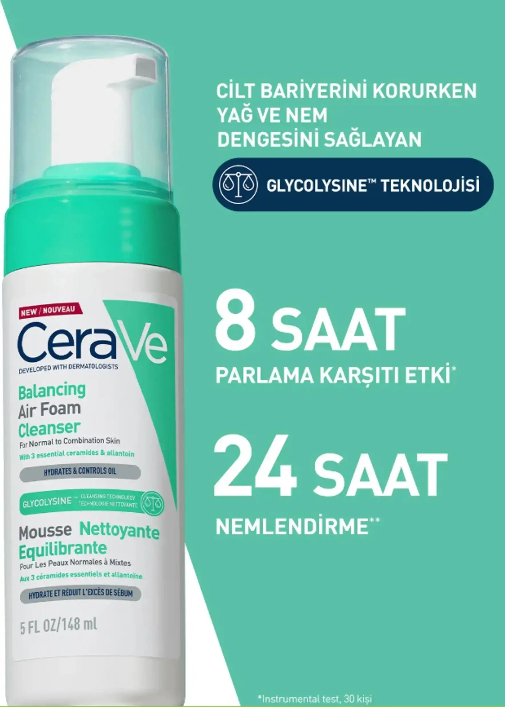 Cerave Balancing Air Foam Cleanser 148 ml