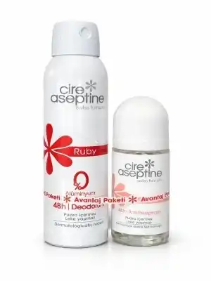 Cire Aseptine Ruby Deodorant 150ml + Soft Roll-on