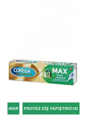 Corega Max Tutuş+Ferahlık Diş Protezi Yapıştırıcı 40 g